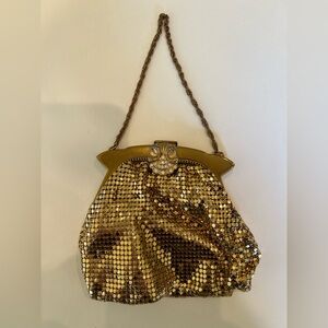 Vintage Whiting and David Gold Mesh Bag